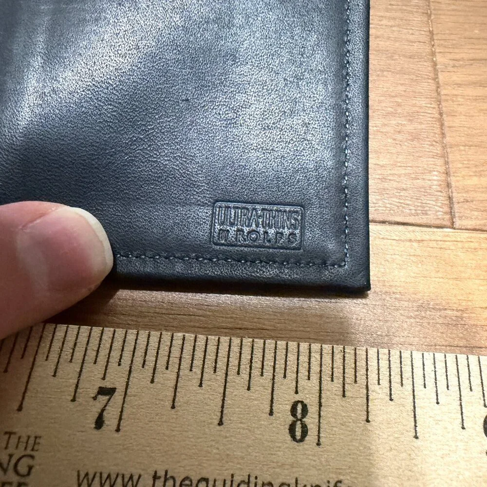 Ultra Thins Bifold / Trifold Cowhide Leather Wallet